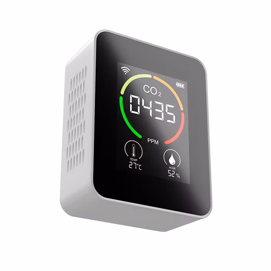 Détecteur de moniteur de CO2 de qualité de l'air, analyseur de CO2 Portable, détecteur de dioxyde de carbone