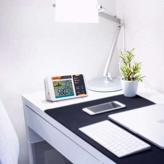 Détecteur de moniteur de qualité de l'air de CO2 de culture hydroponique à effet de serre pour la température du CO2